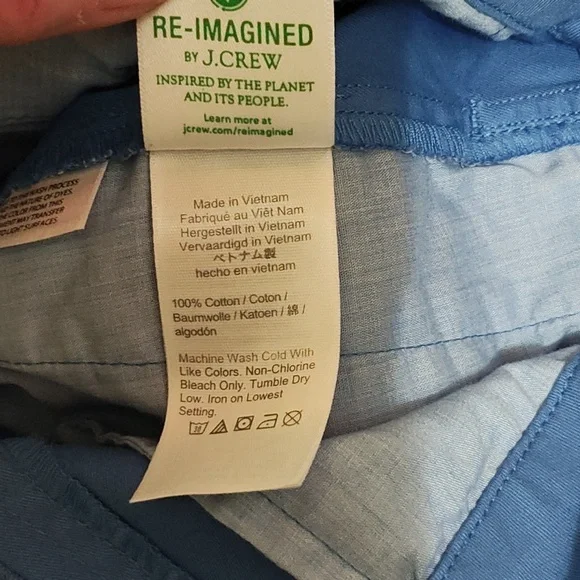 J Crew 26 Sailor Heritage Chino Pant Sail Blue NWT - Picture 8 of 11
